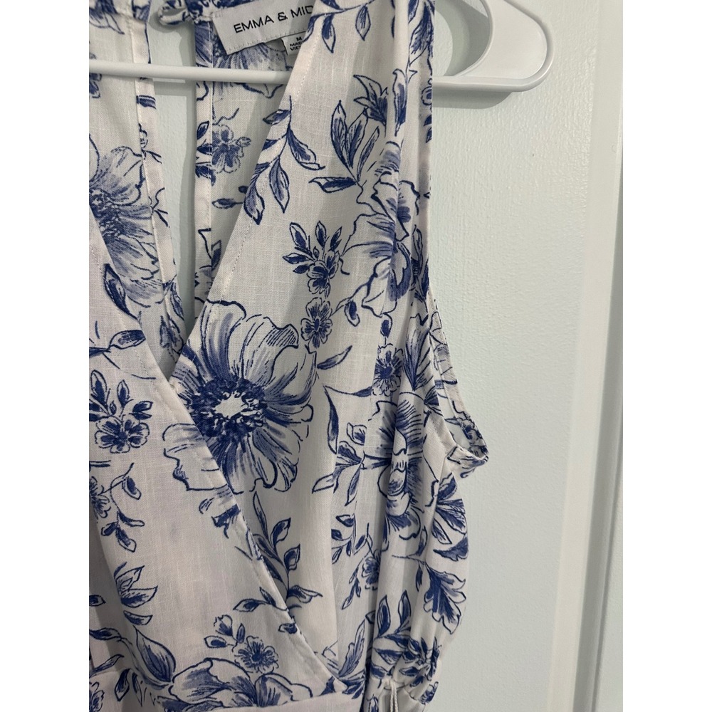 Emma & Michele Floral Print Sleeveless Dress Ladies Size M - Picture 2 of 13